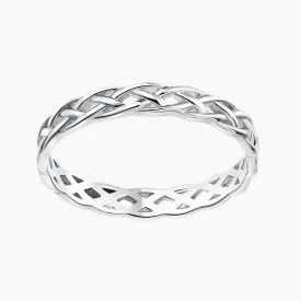 925 Sterling Silver Cute Twist Ring