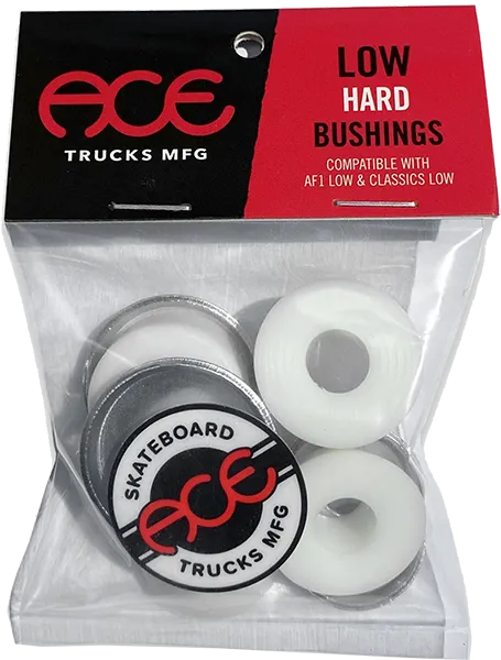 Ace Low Hard Bushings Kit 94a White 2pr