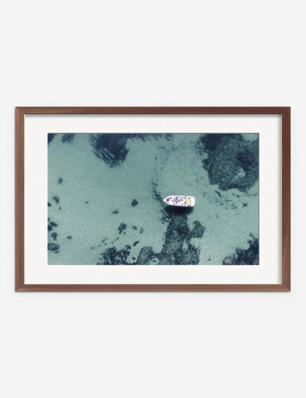 Aerial Ocean Bliss Photography Print by Ingrid Beddoes