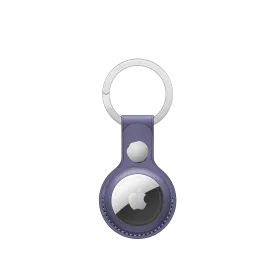 AirTag Leather Key Ring – Wisteria