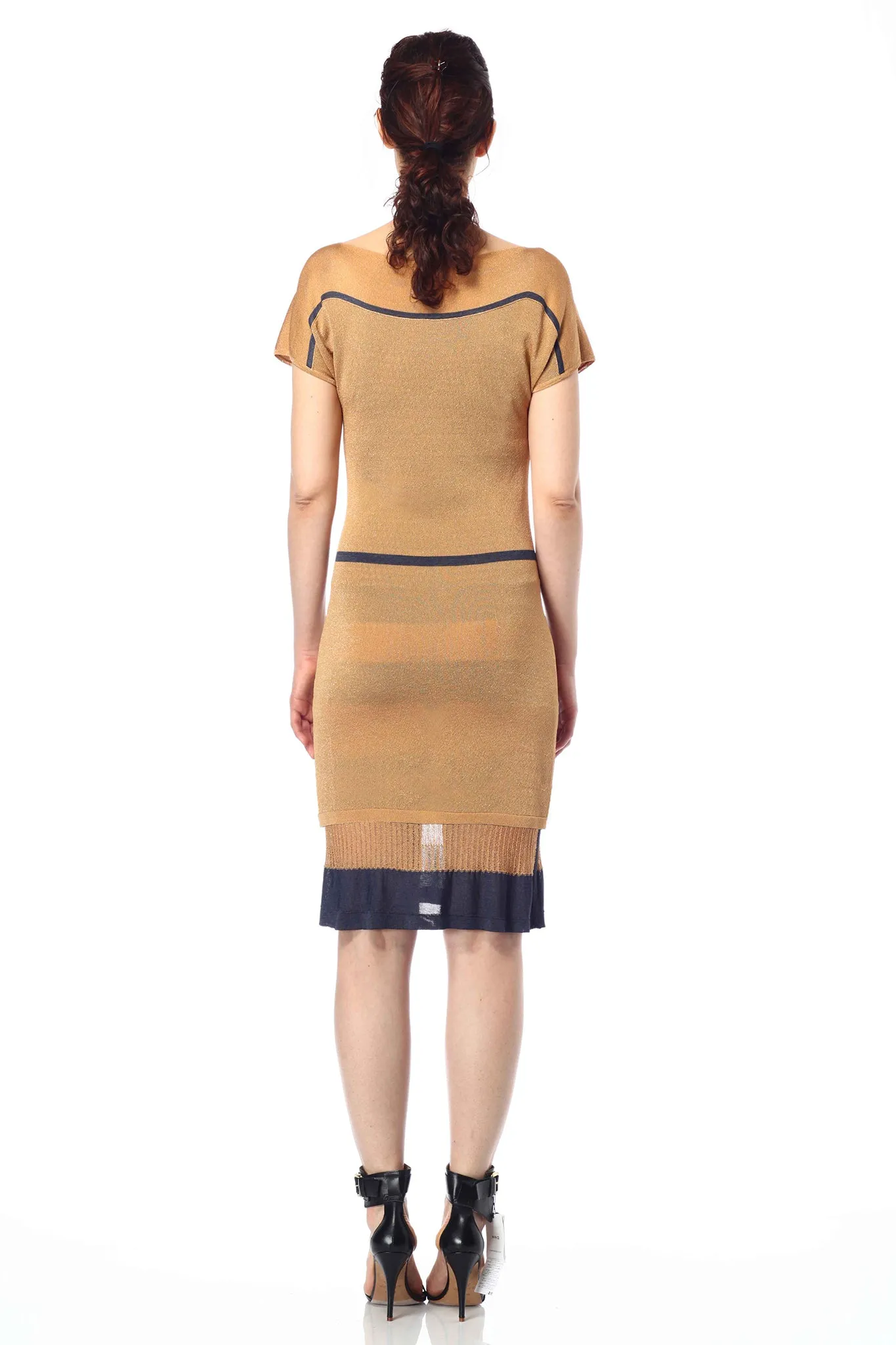 Alberta Reversible Straight Knit-Dress