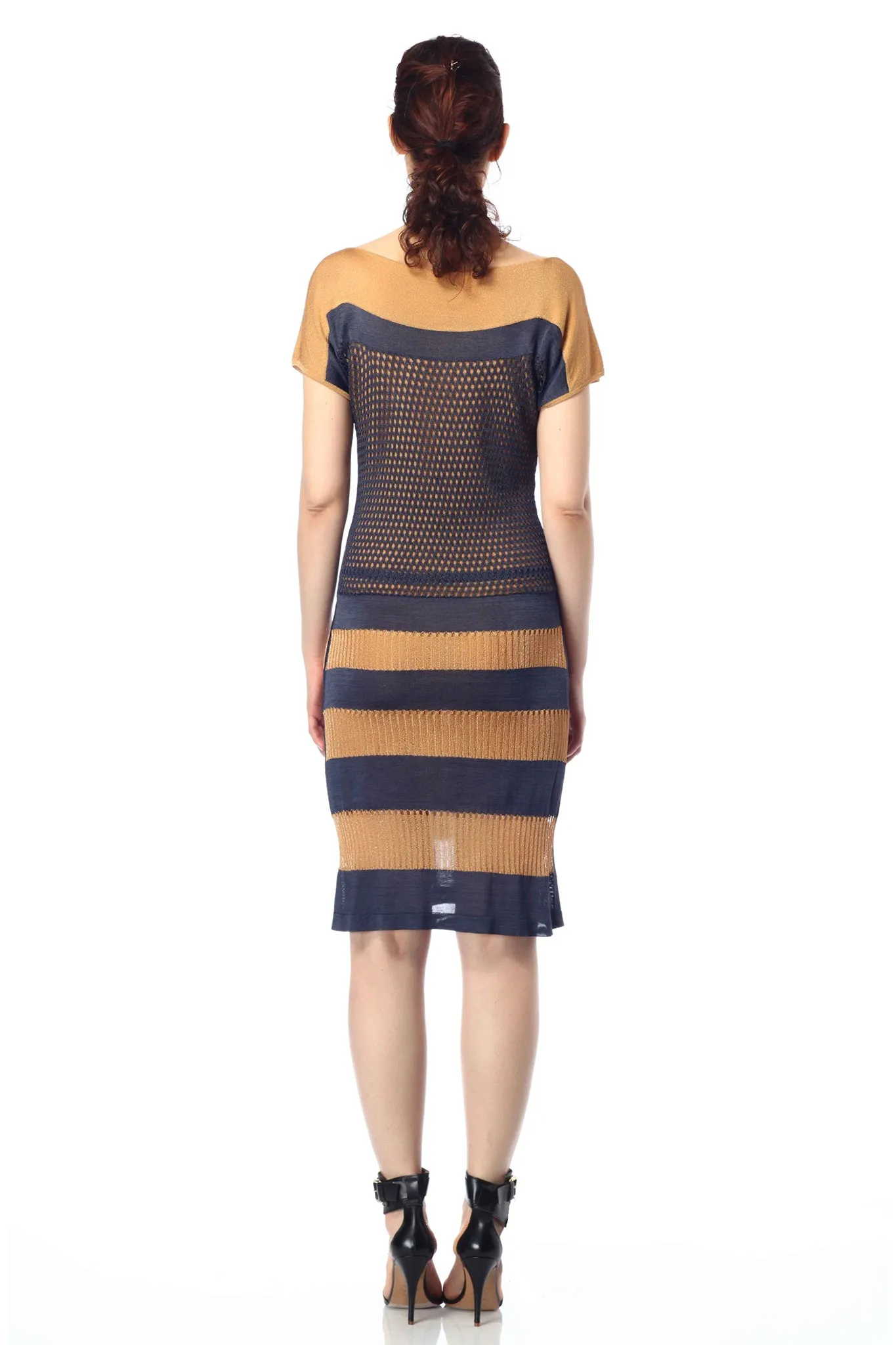 Alberta Reversible Straight Knit-Dress