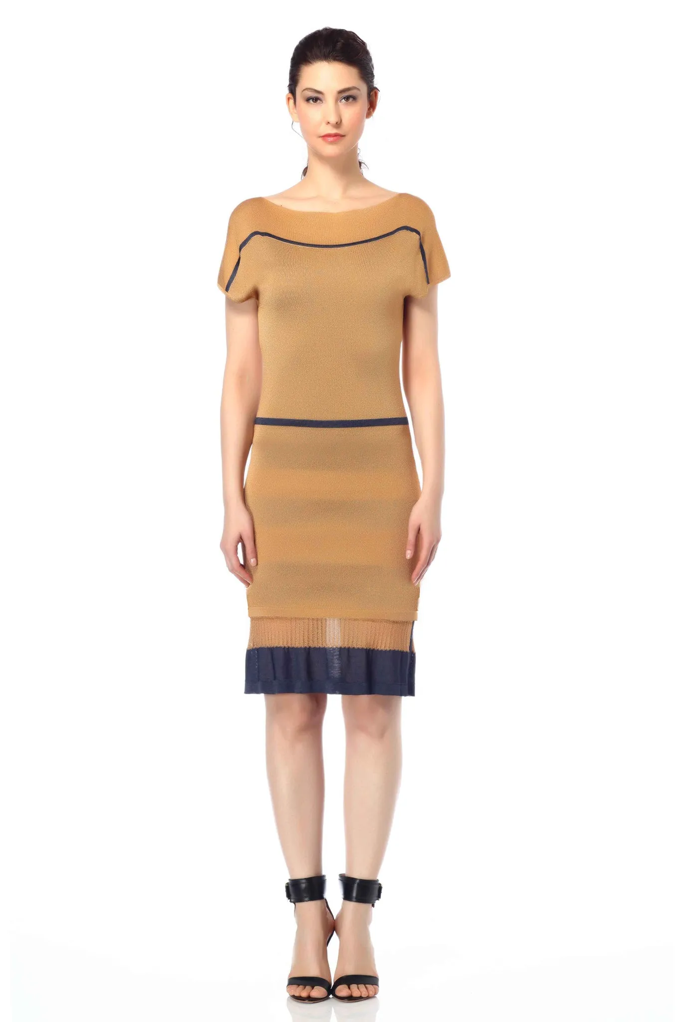 Alberta Reversible Straight Knit-Dress