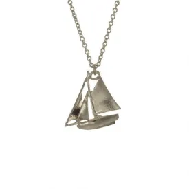 Alex Monroe Sailing Boat Necklace