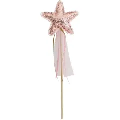 Alimrose Star Wand - Sequin Rose Gold