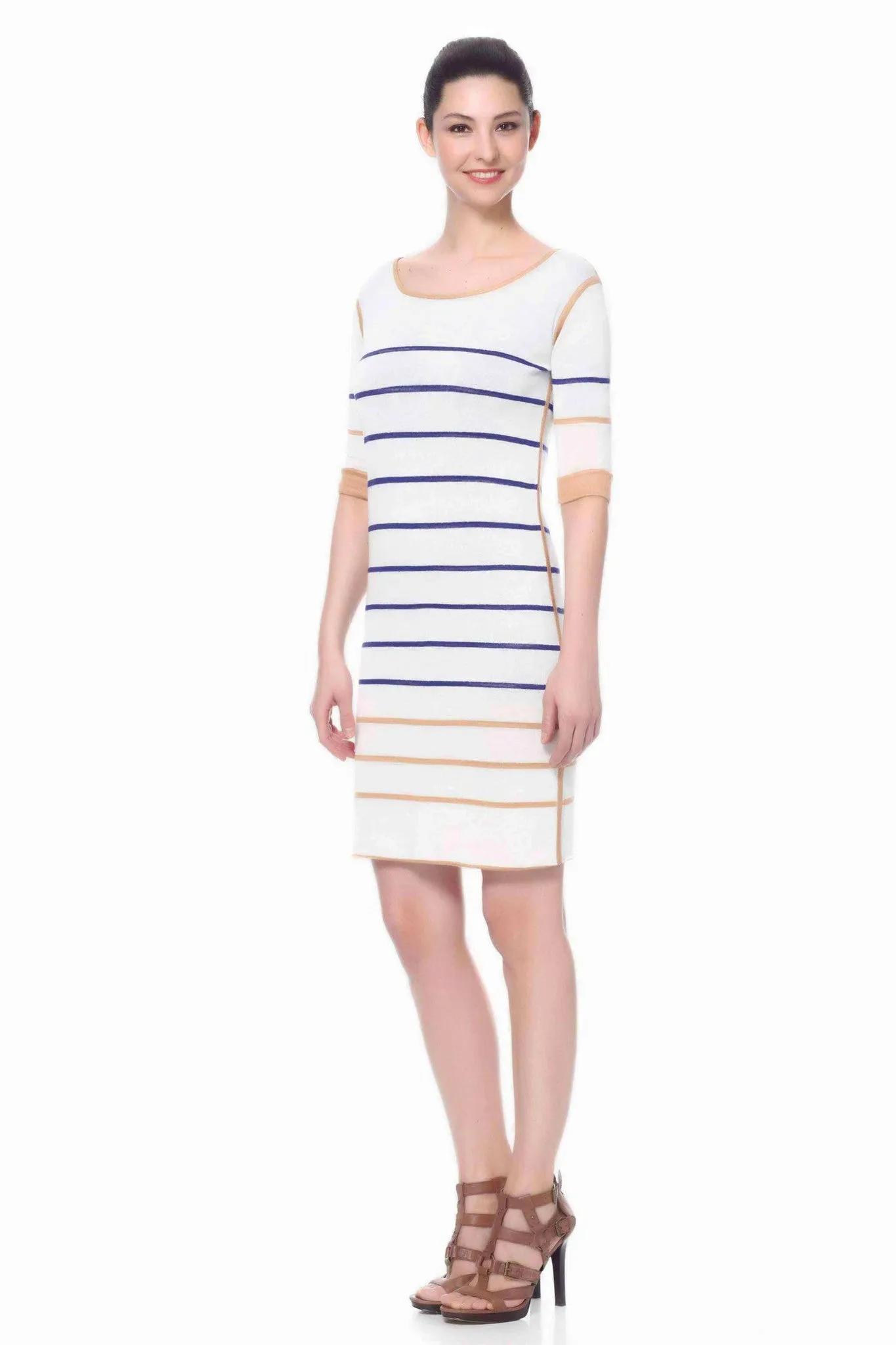 Amandine Reversible 2-Colorway Stripe Dress