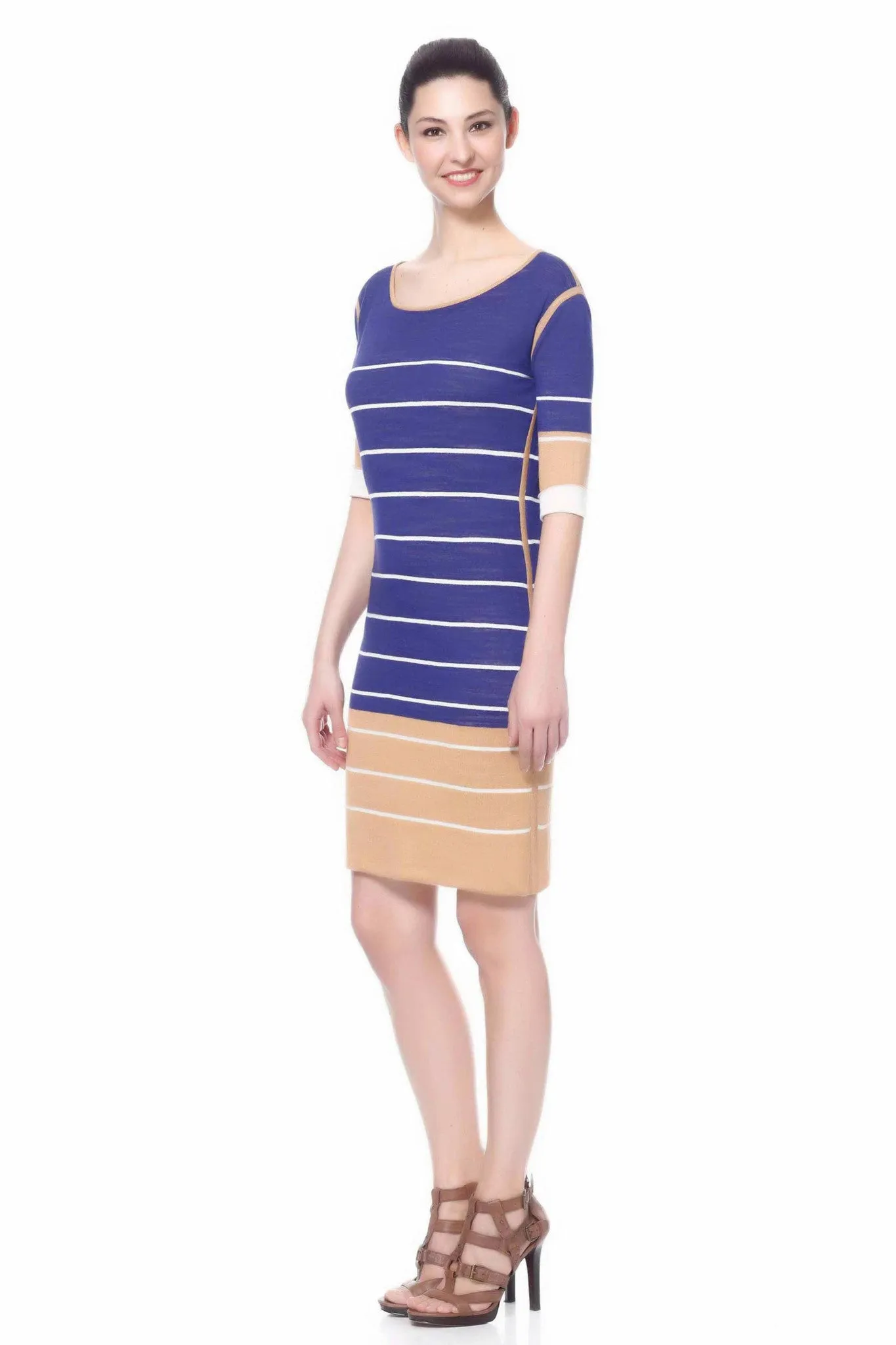 Amandine Reversible 2-Colorway Stripe Dress