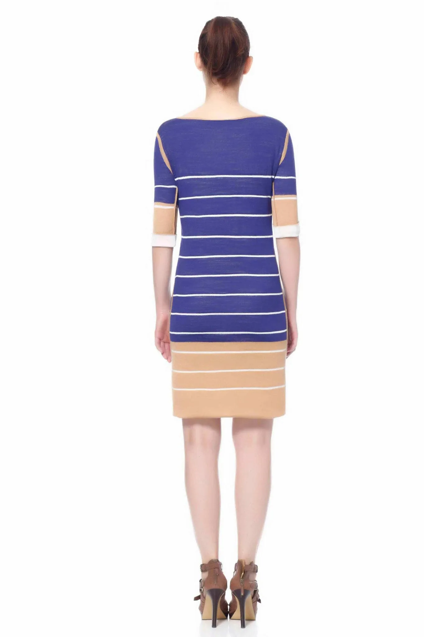 Amandine Reversible 2-Colorway Stripe Dress