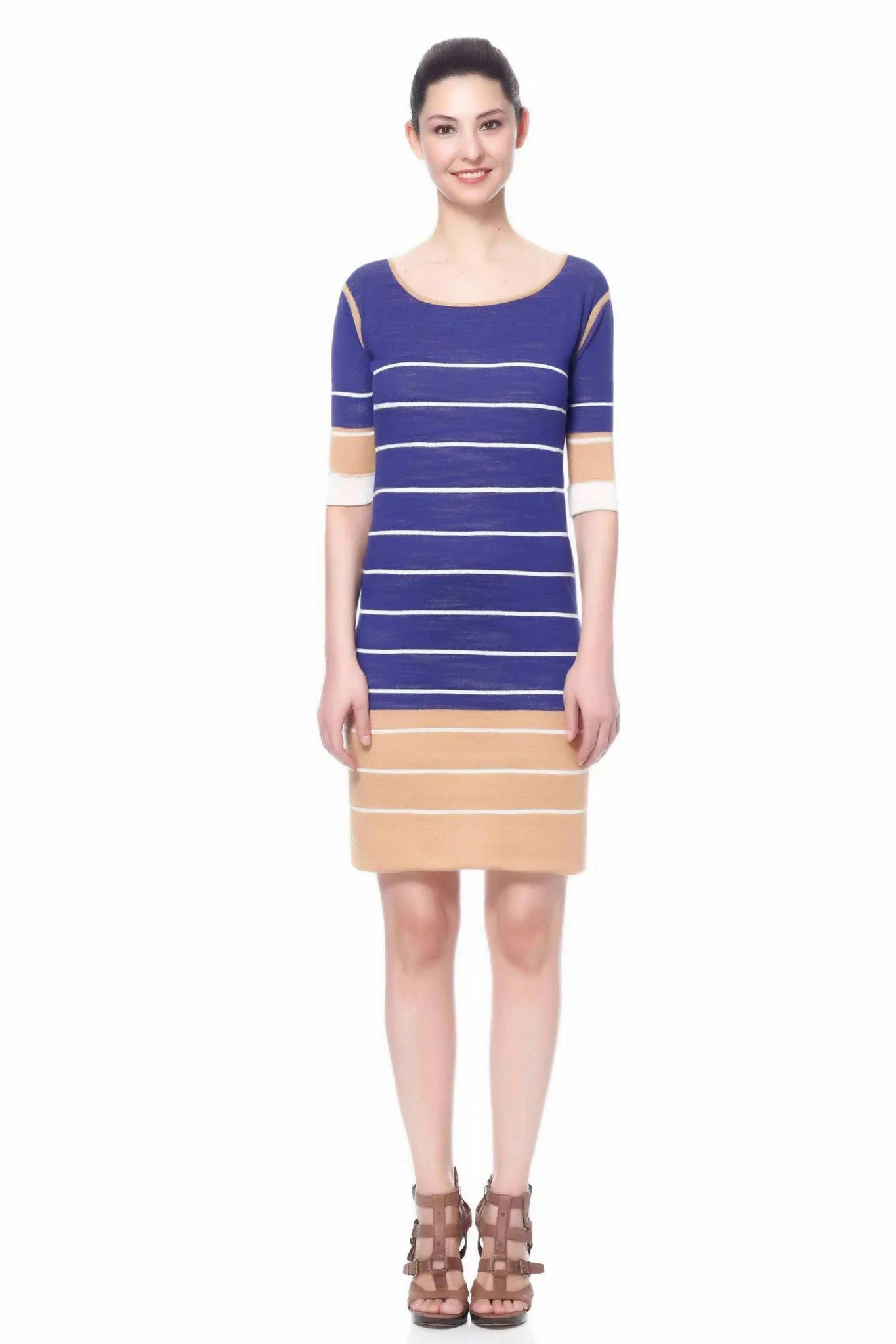 Amandine Reversible 2-Colorway Stripe Dress