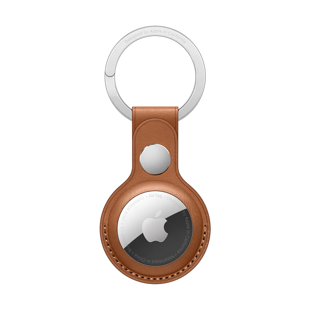 Apple AirTag Leather Key Ring