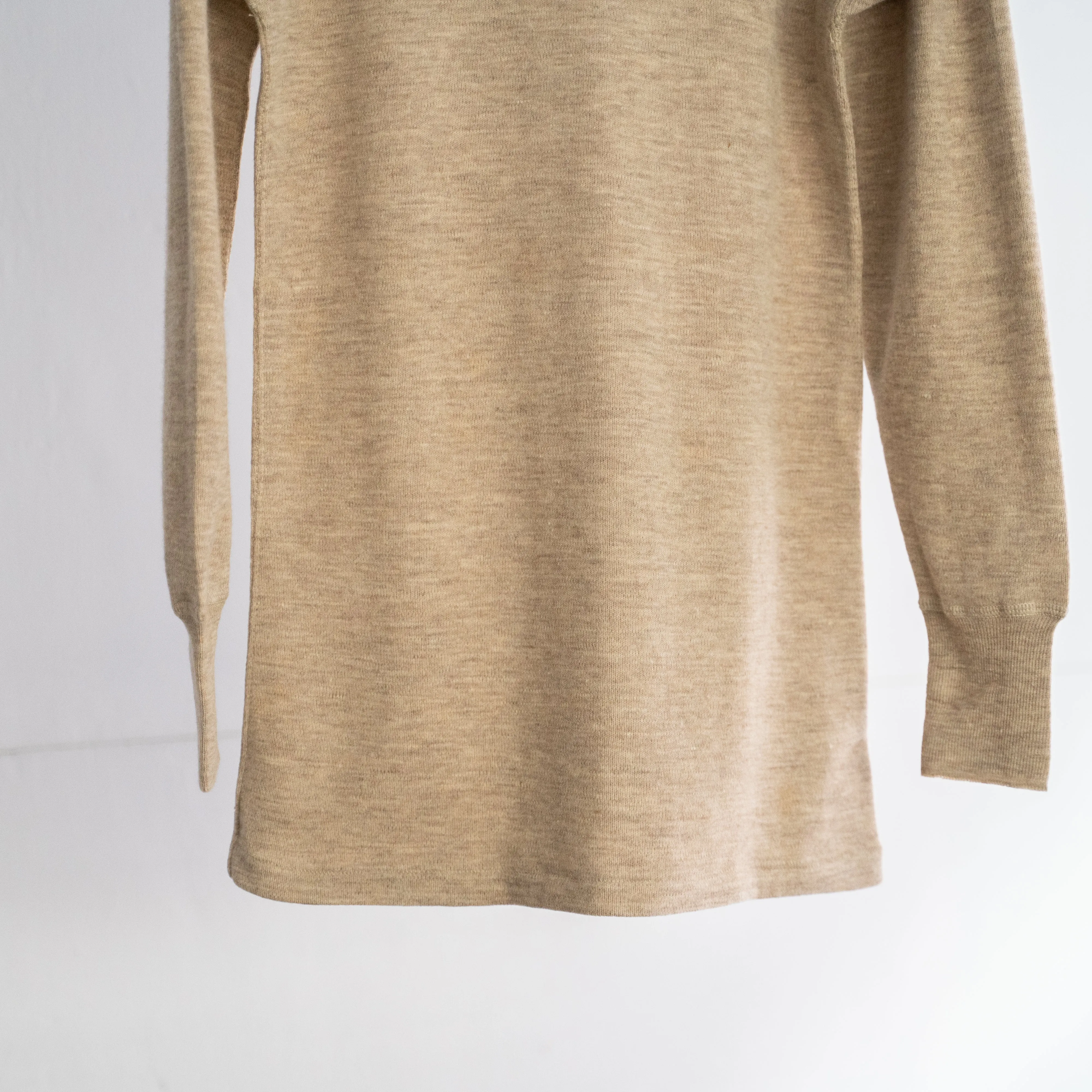 around 1970s Italian military boat neck sweater 'dead stock'