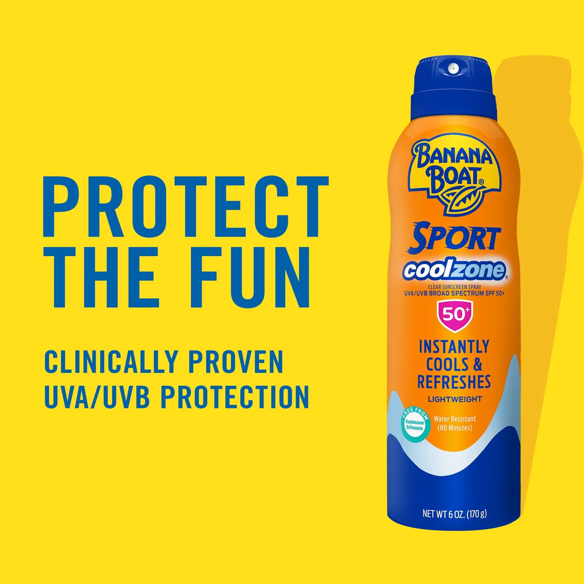 Banana Boat Sport Cool Zone Spray Sunscreen SPF 50 