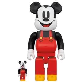 Bearbrick x Disney Mickey Mouse Boat Builders 100% & 400%