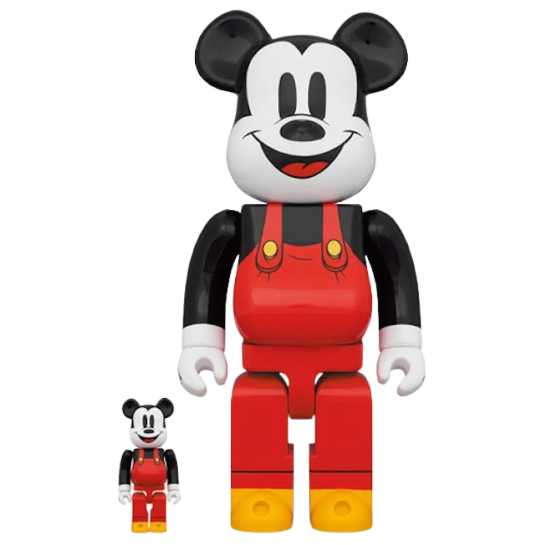 Bearbrick x Disney Mickey Mouse Boat Builders 100% & 400%