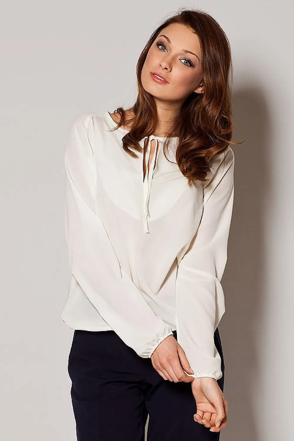 Beautiful Long Sleeve Misty Blouse Figl