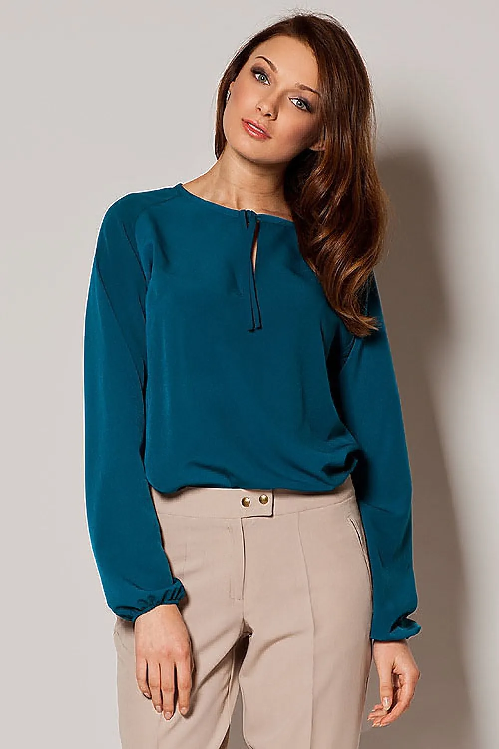 Beautiful Long Sleeve Misty Blouse Figl