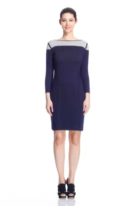 Bela Luxury Boat Neck Reversible Dress