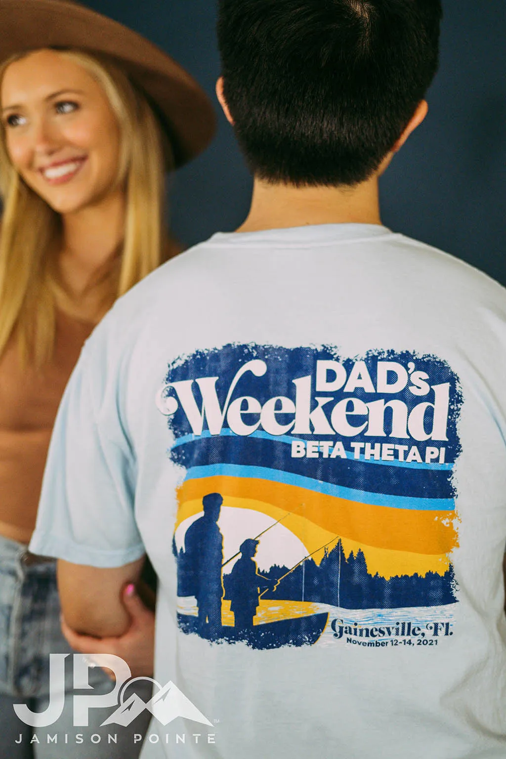 Beta Theta Pi Fishing Dad's Weekend Tee