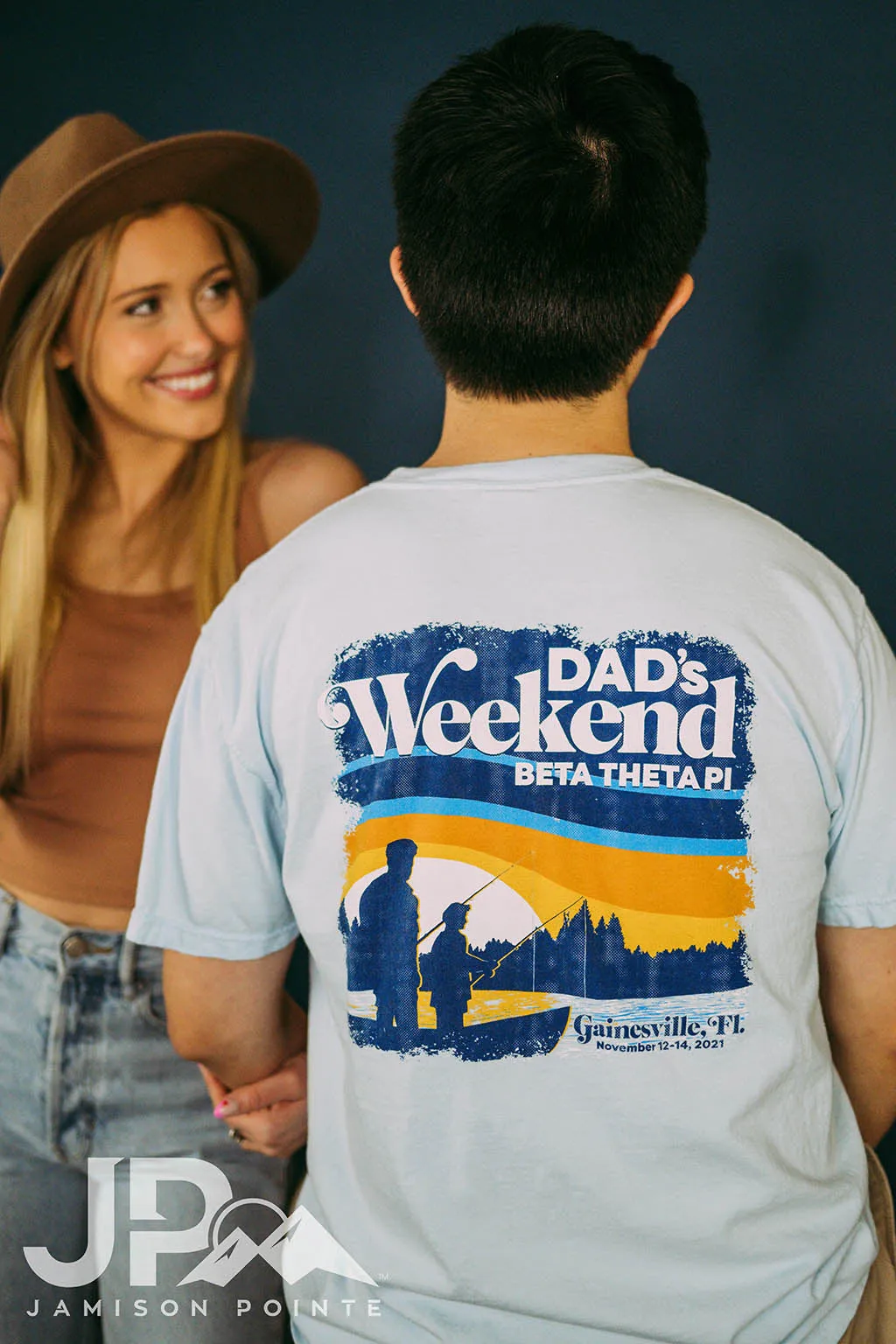 Beta Theta Pi Fishing Dad's Weekend Tee