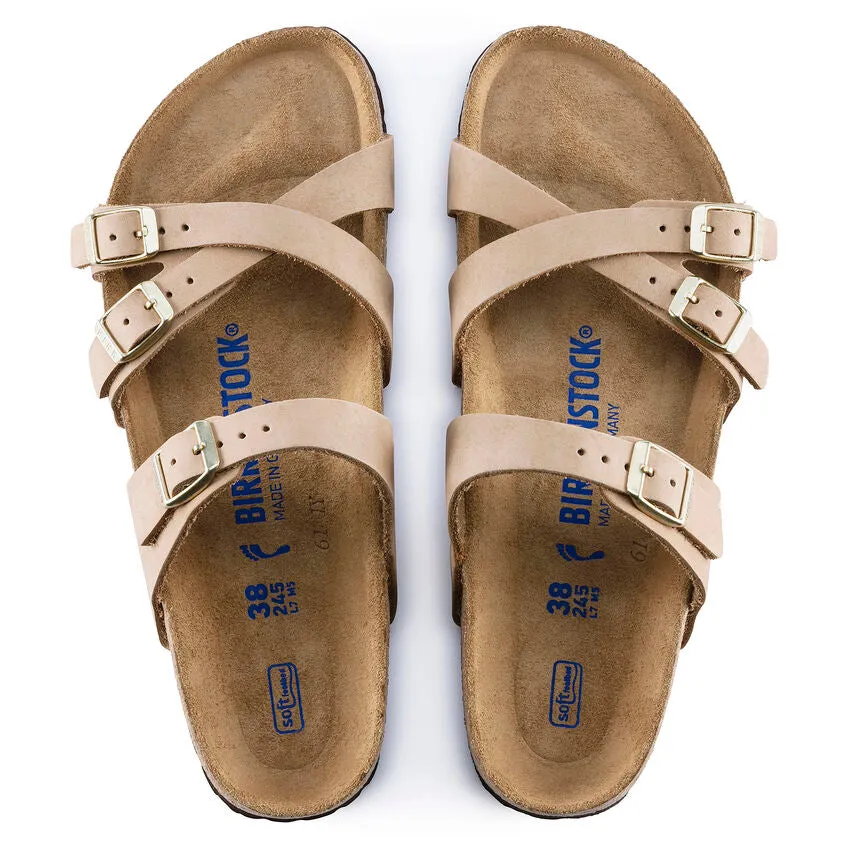 Birkenstock Franca Soft Footbed Nubuck Leather Women's