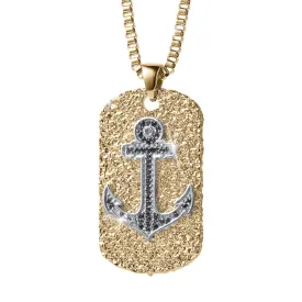 Black Sea Anchor Pendant