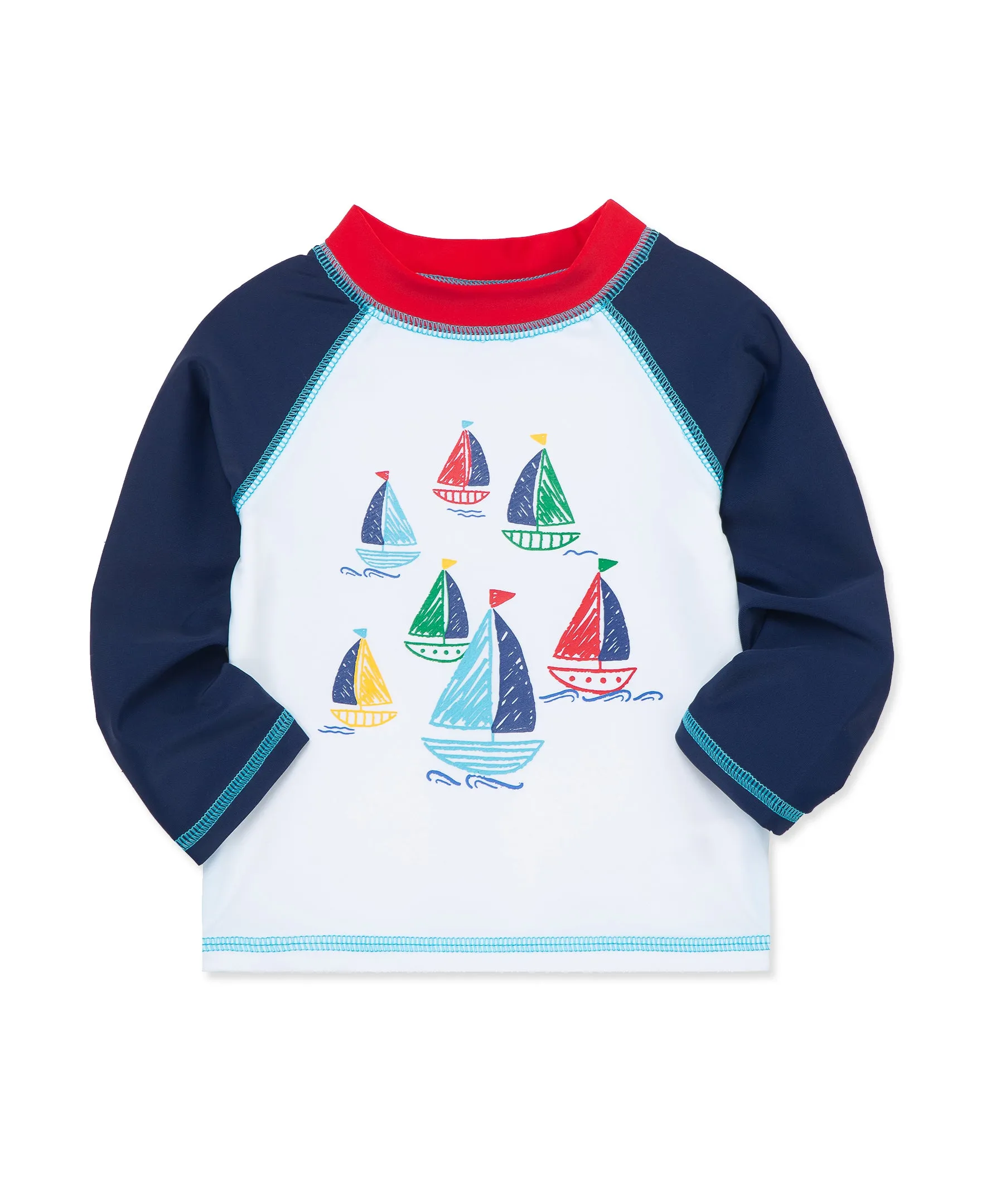 Boat Long Sleeve Toddler Rashguard (2T-4T)