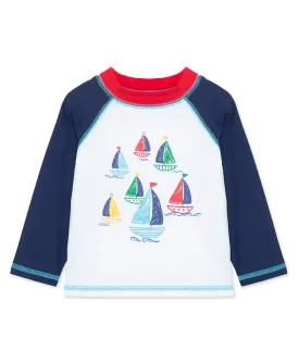 Boat Long Sleeve Toddler Rashguard (2T-4T)