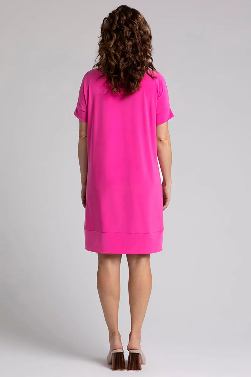 Boat Neck Dress | Peony