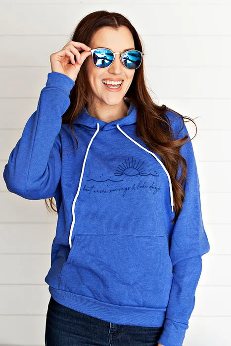 Boat Waves 4734 hoodie