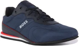 Boss Rusham Low P In Navy Red For Men