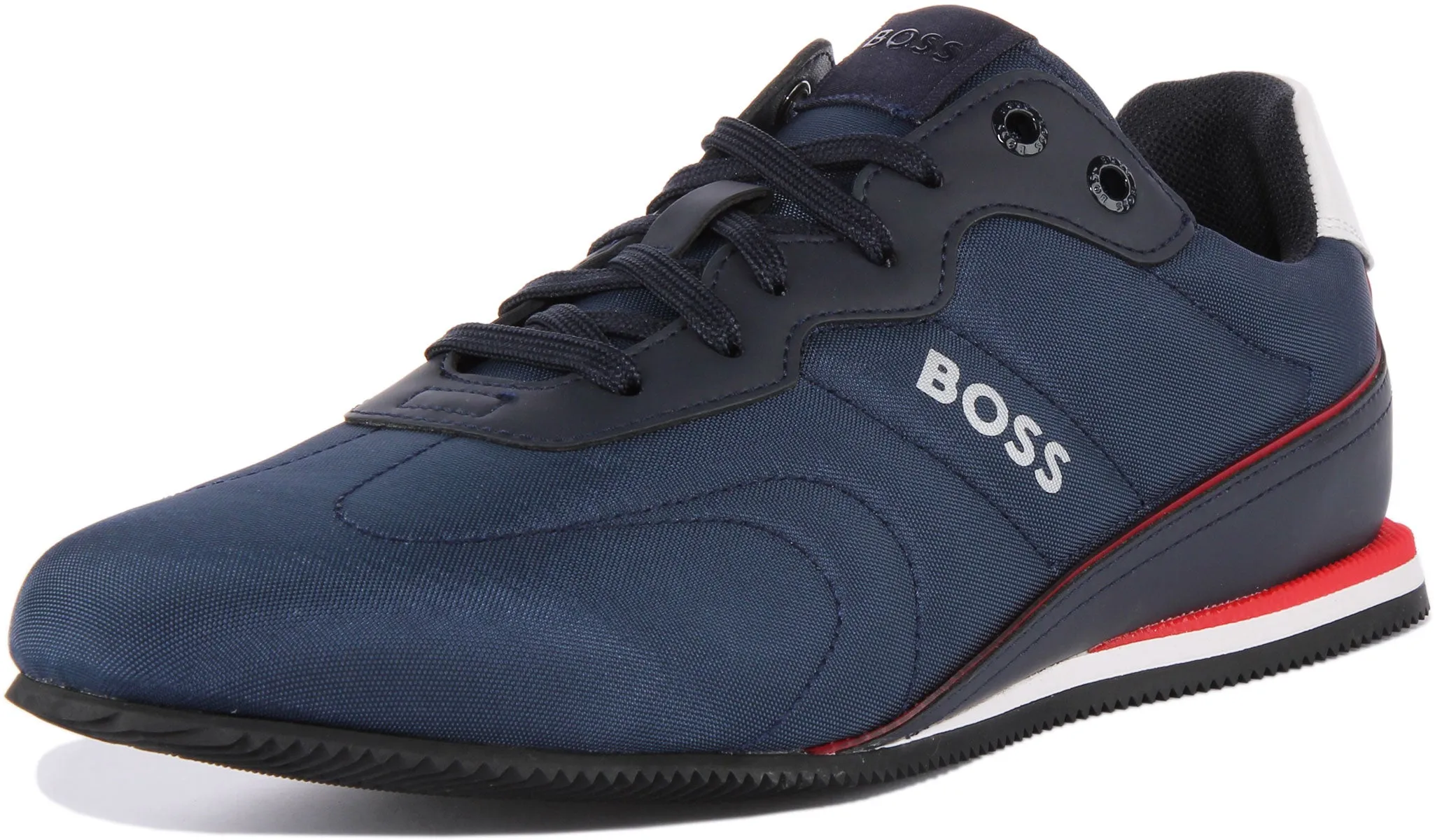 Boss Rusham Low P In Navy Red For Men