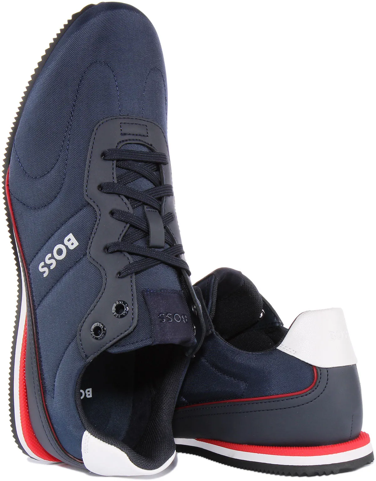 Boss Rusham Low P In Navy Red For Men