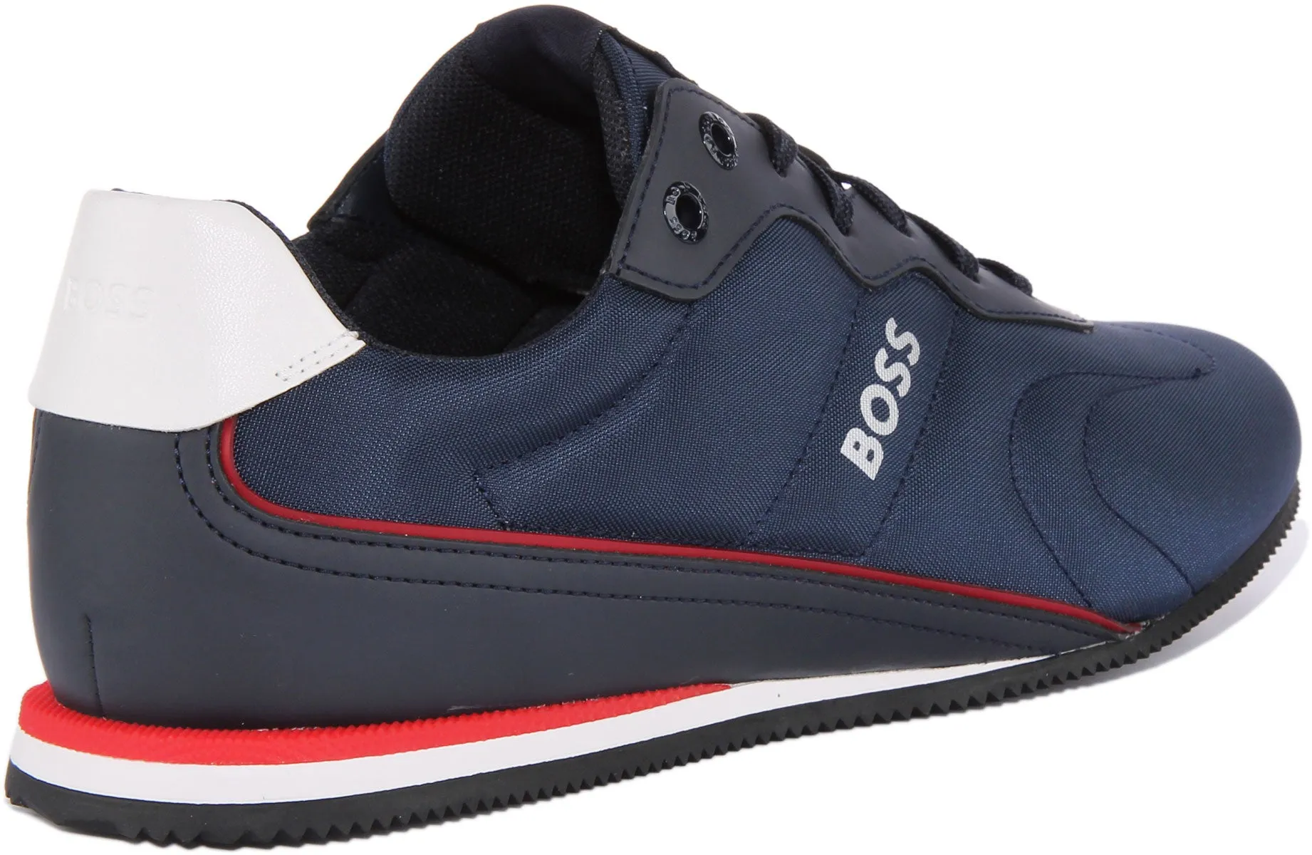 Boss Rusham Low P In Navy Red For Men