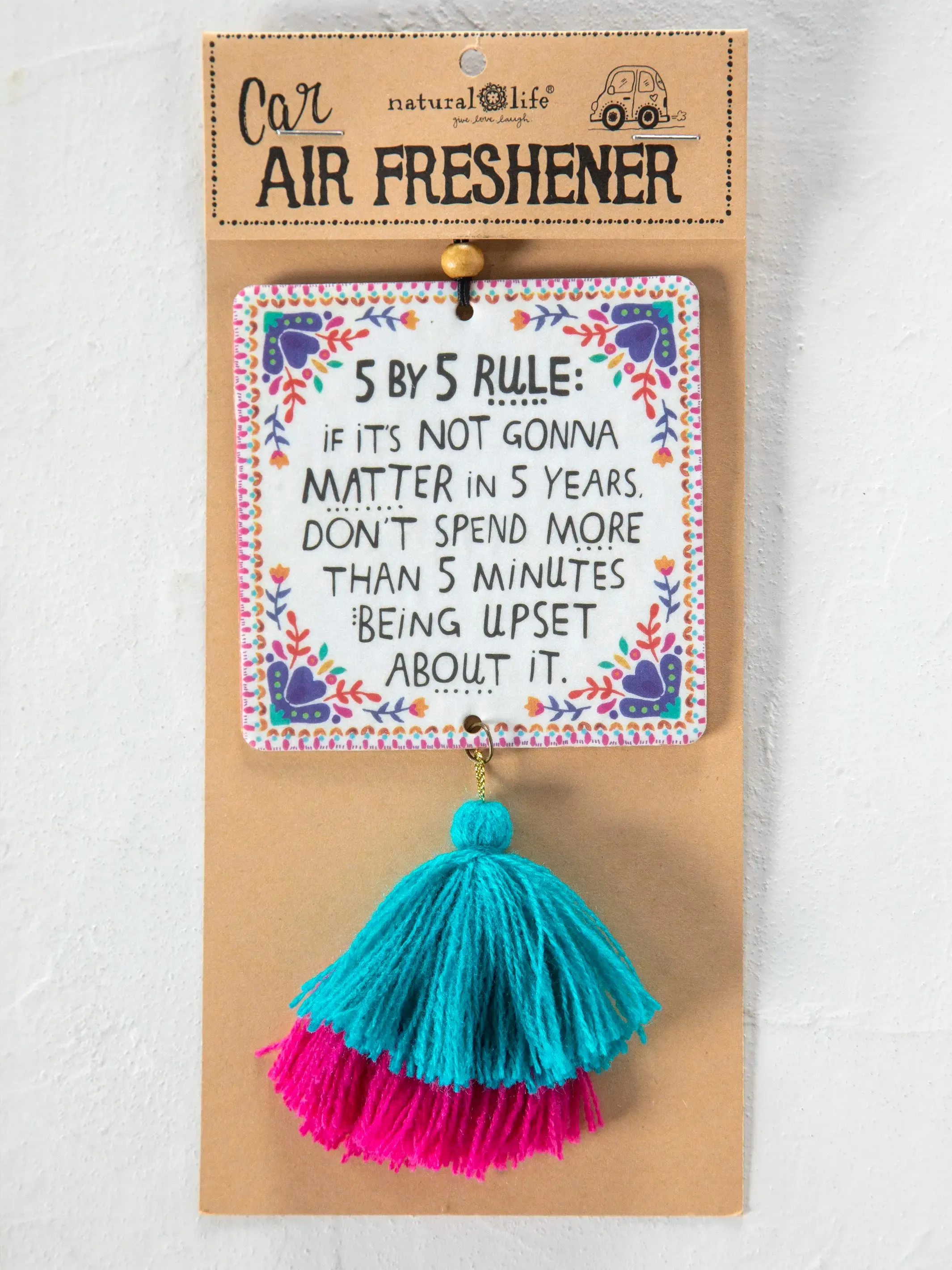 Car Air Freshener - 5 By 5 Rule