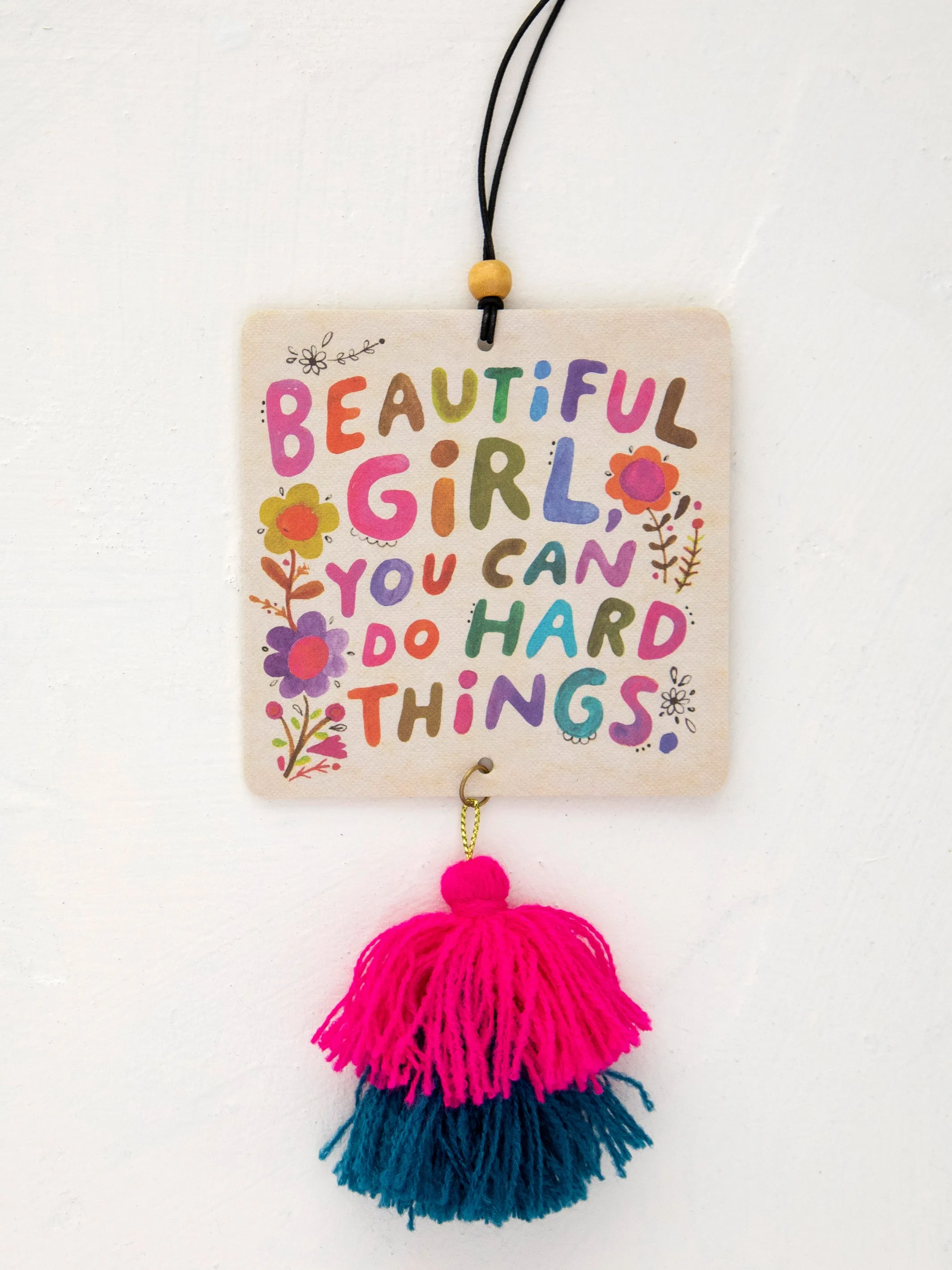 Car Air Freshener - Beautiful Girl You Can Do Hard Things