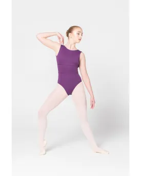 Claudia Dean World Giselle Signature Collection Boat Neck Square Back Tank Leotard - Girls