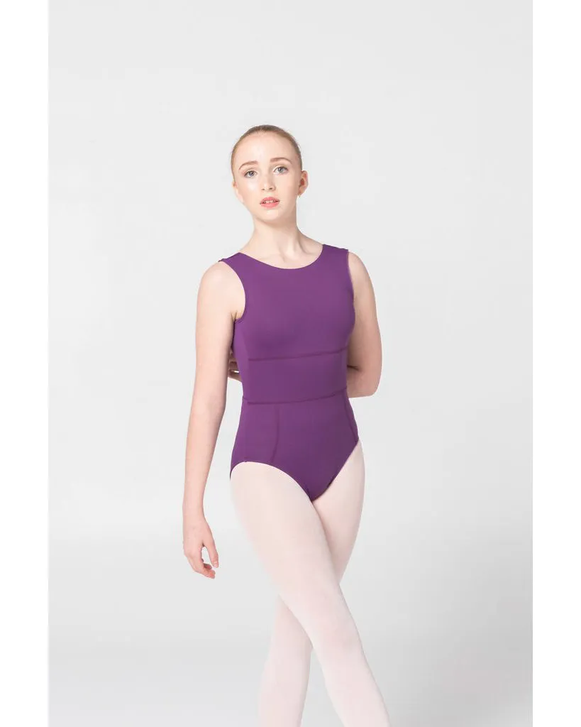 Claudia Dean World Giselle Signature Collection Boat Neck Square Back Tank Leotard - Girls