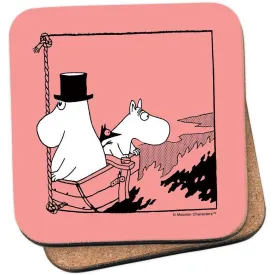 Coaster Moomintroll And Moominpappa In A Boat