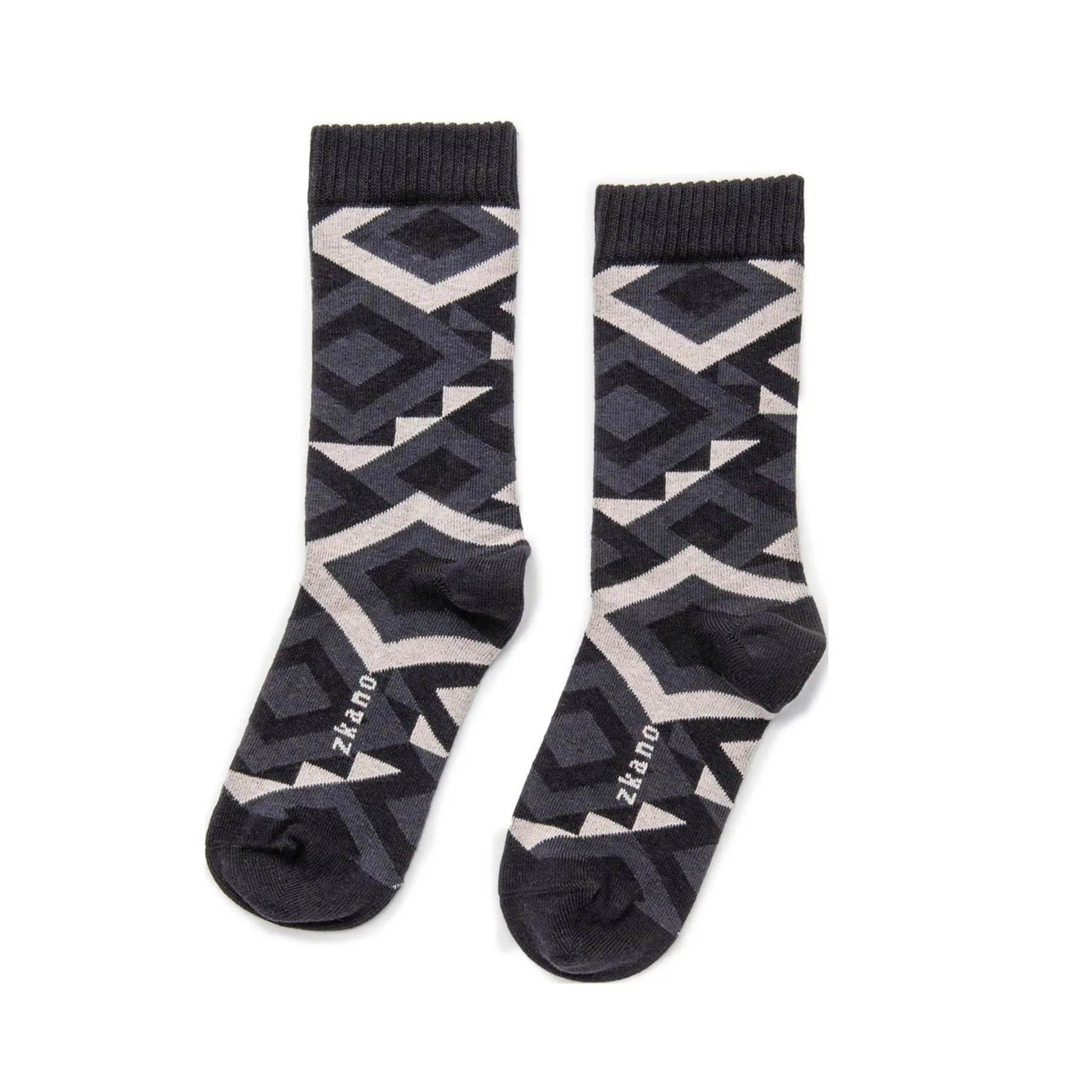 Dakota - Organic Cotton Crew Socks - Black