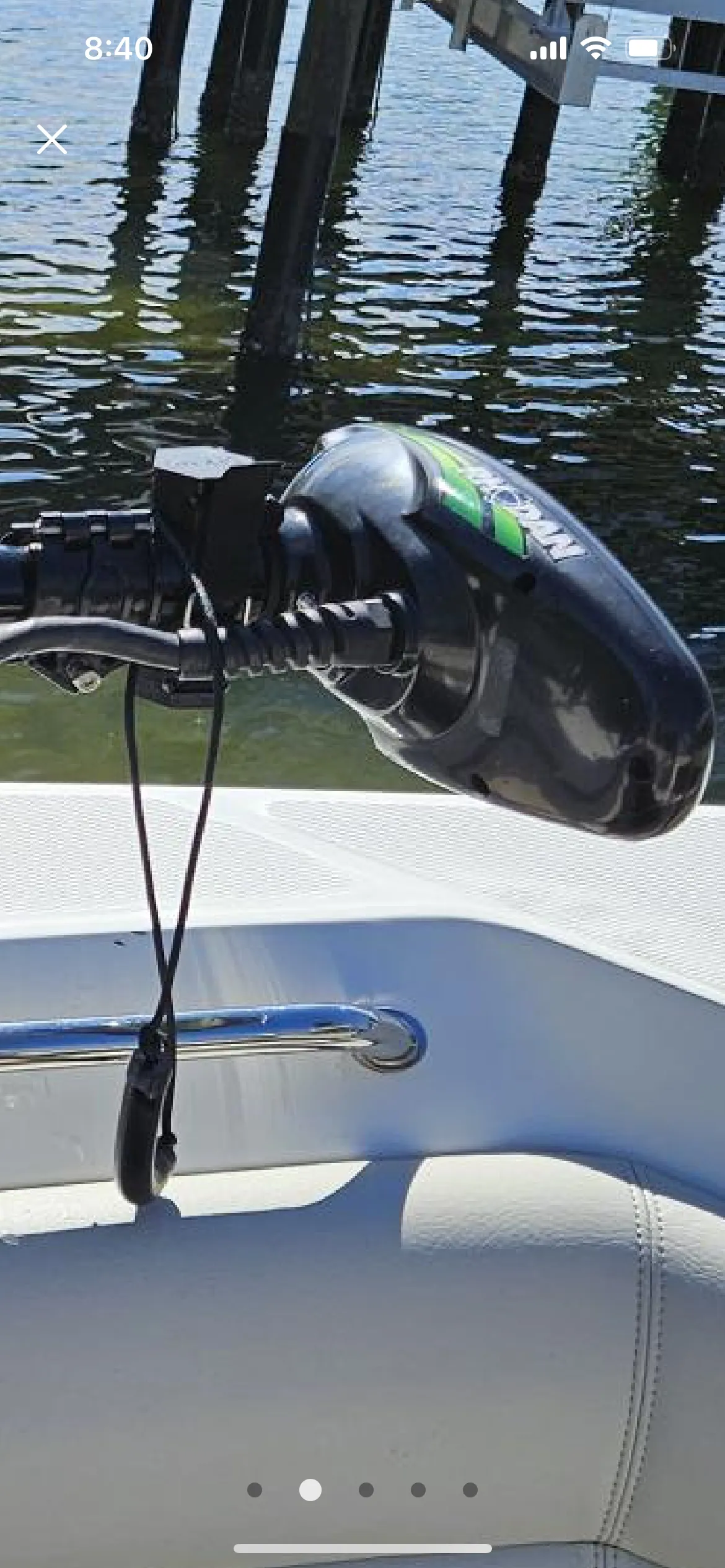 DeKmo assist handle for trolling motor