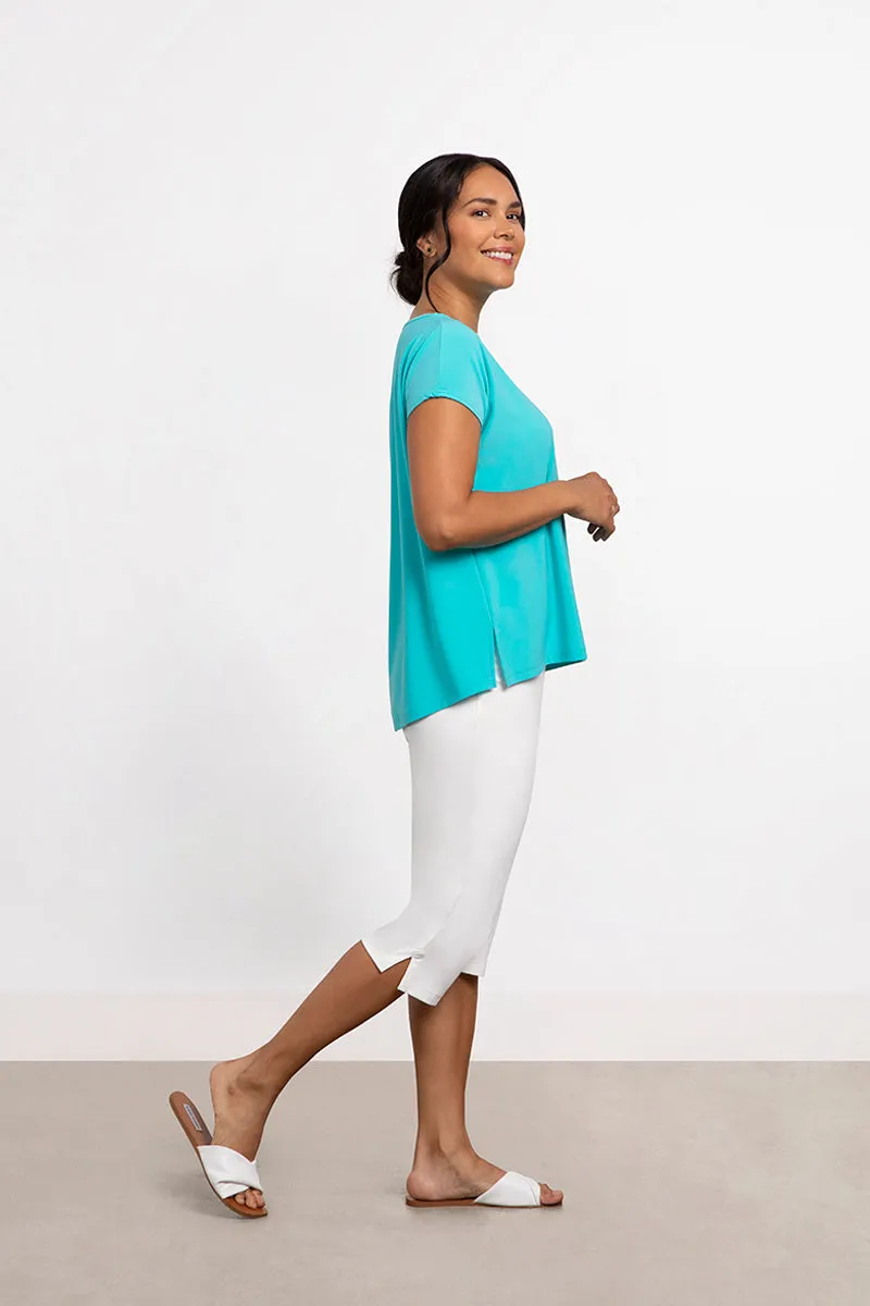 Dolman Pocket Top | Aqua