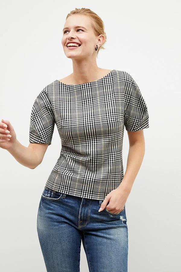 Eudora Top - Plaid Sharkskin :: Multi