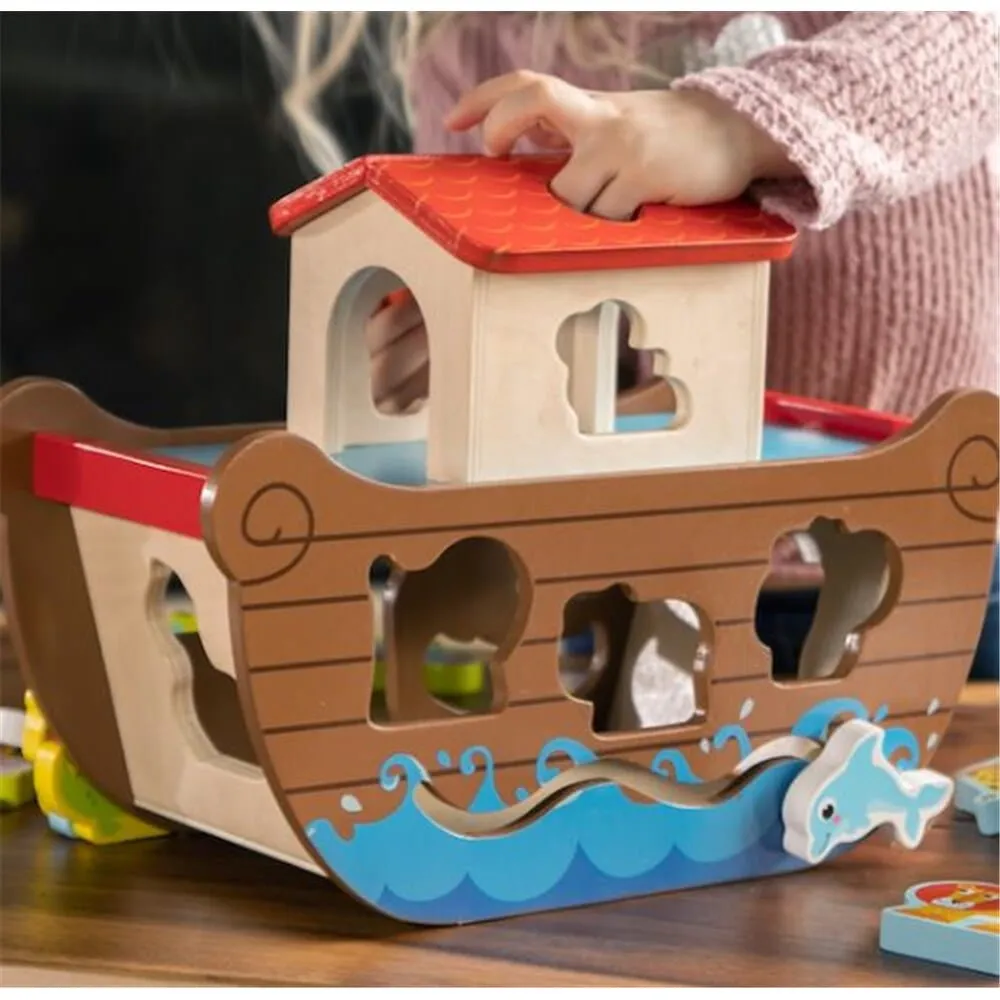 Fat Brain Toys - Noah's Ark Sort & Play Set