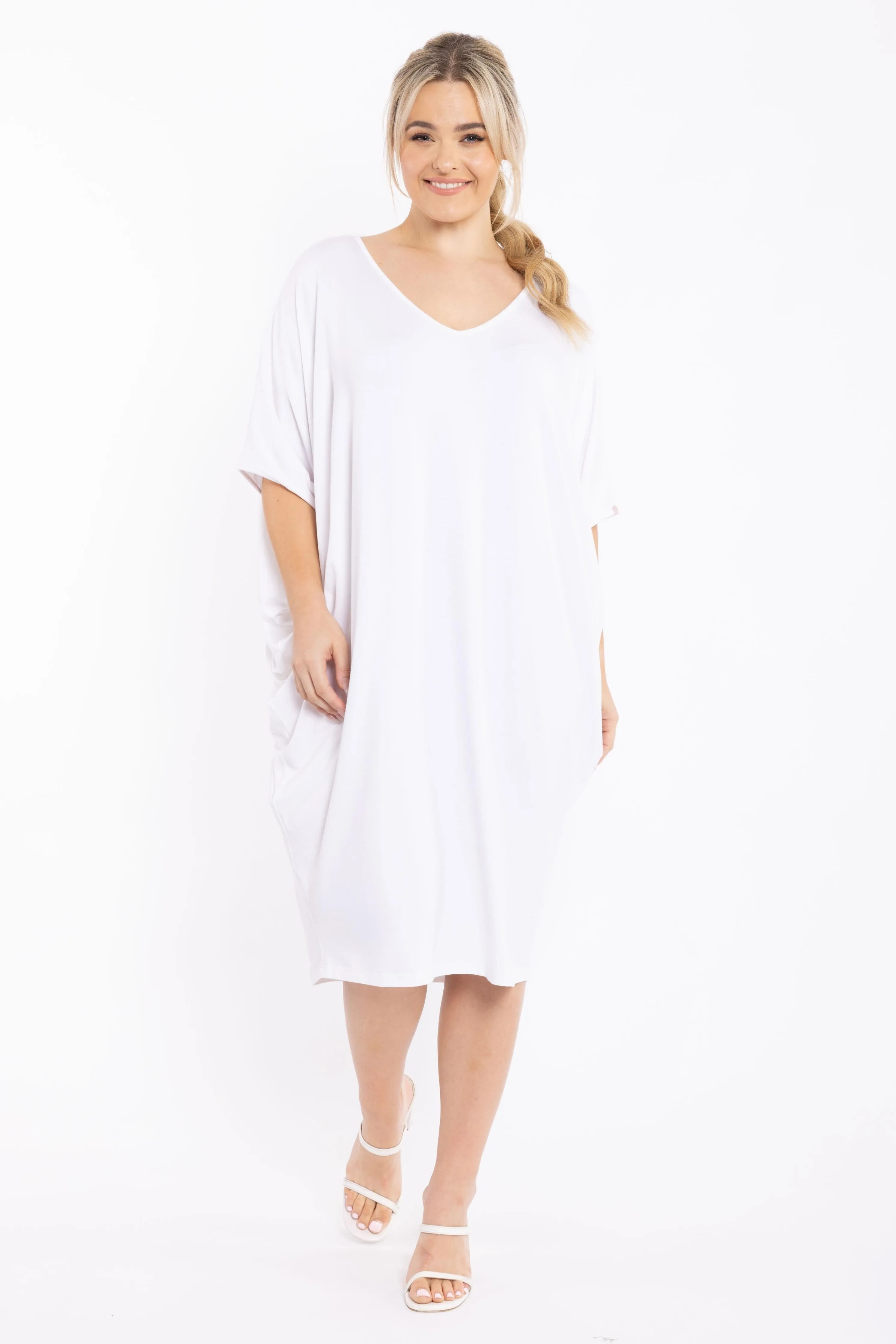 FINAL SALE Miracle Dress in White