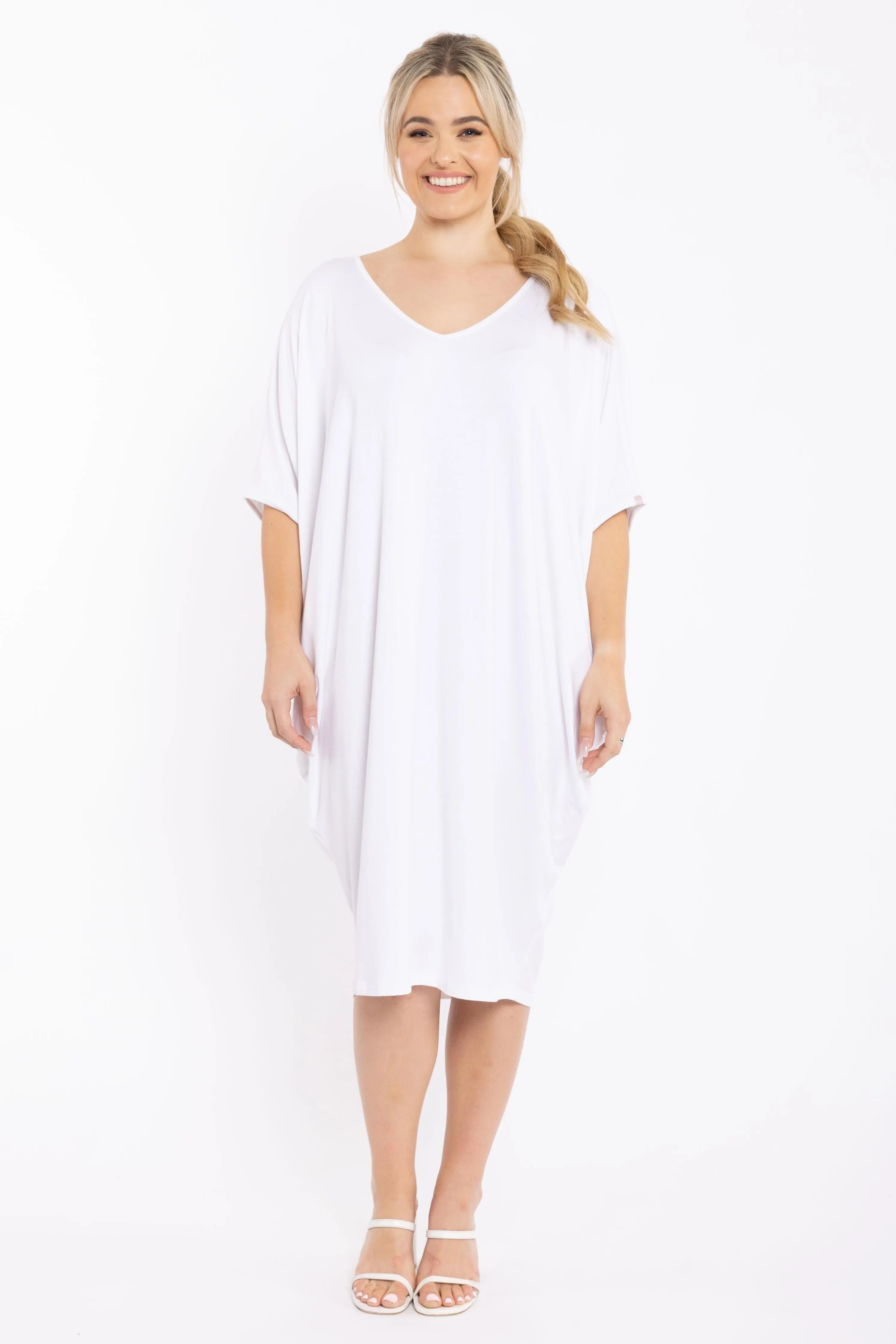 FINAL SALE Miracle Dress in White