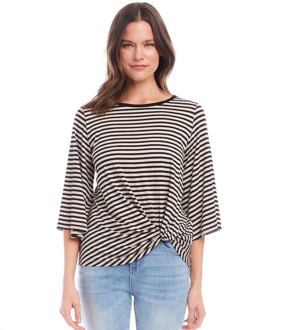 Flare Sleeve Pick Up Top