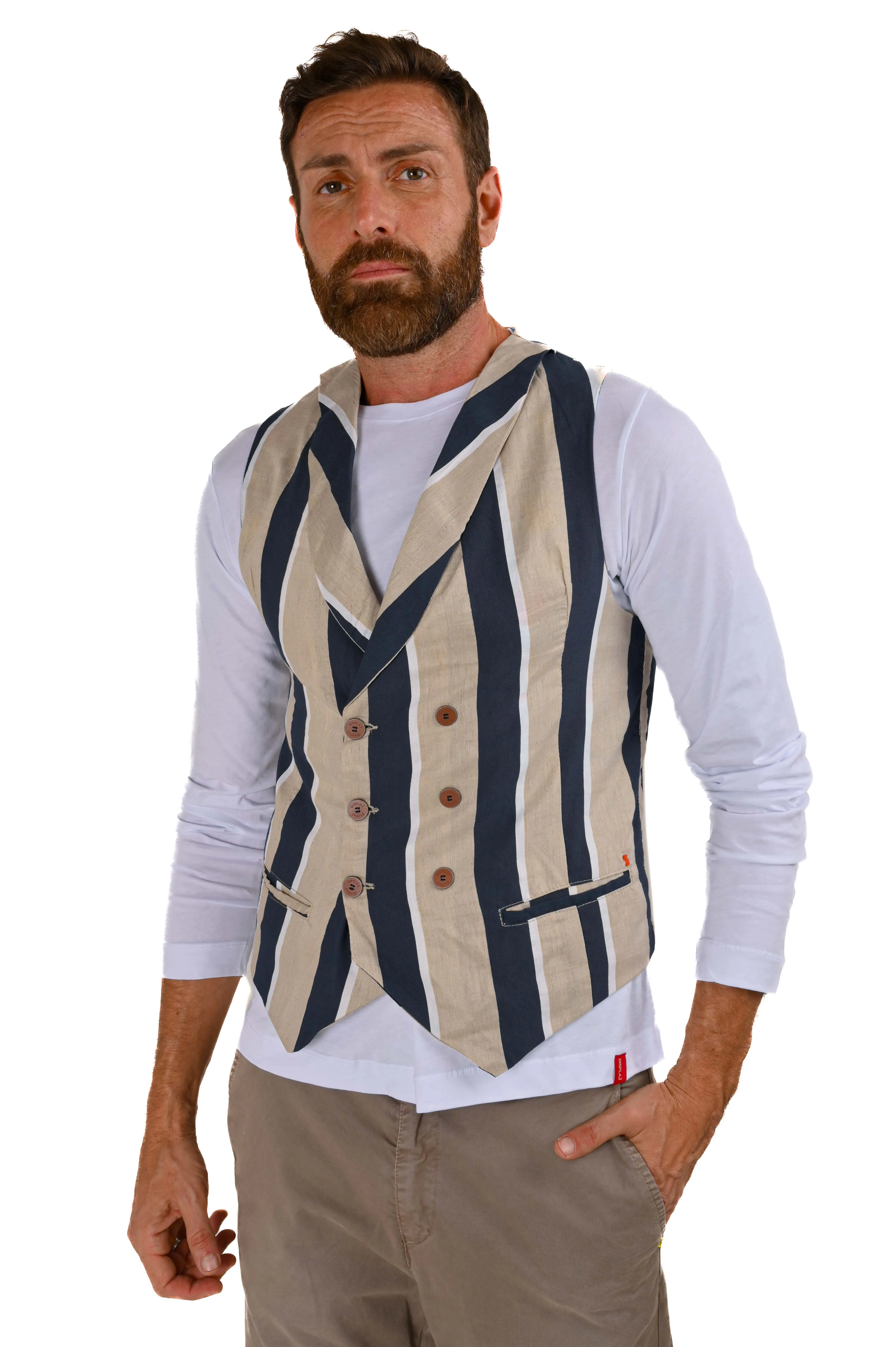 Gilet in cotone regular Boat SS22