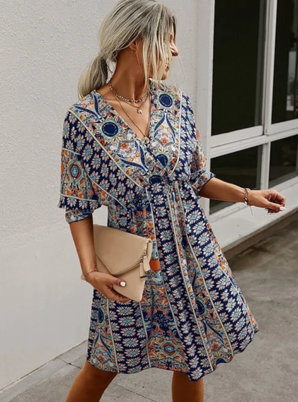 Graphic Swing Dress