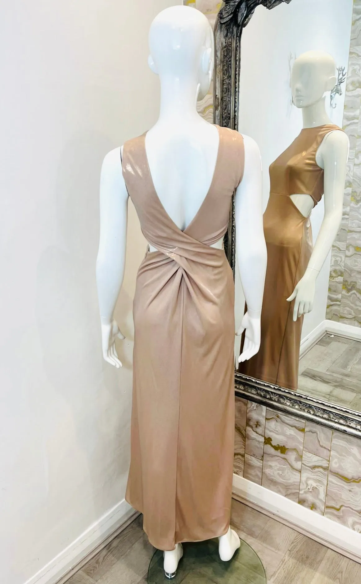 Halston Heritage Cut-Out Dress. Size XS