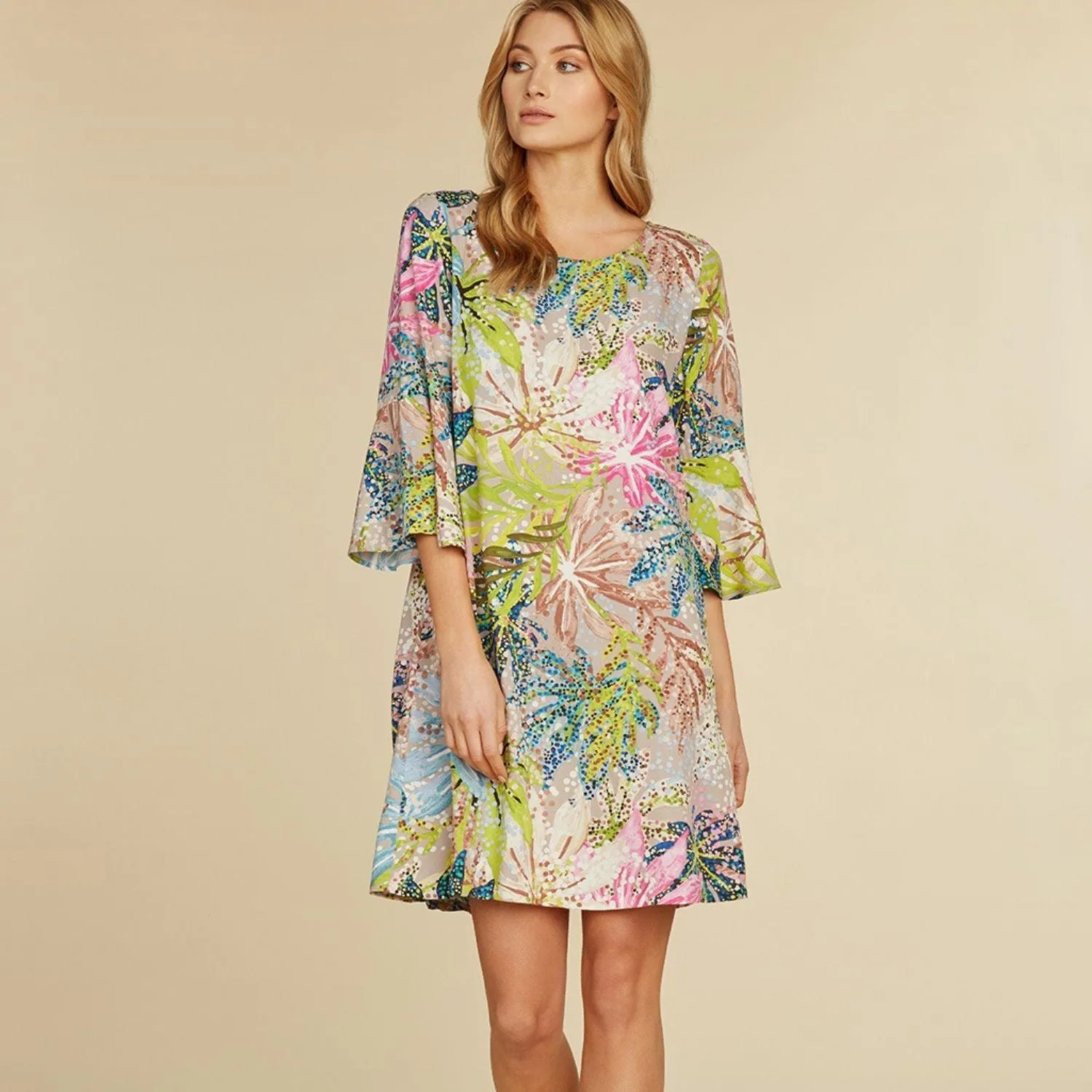 Harper Dress - Sea Leaf